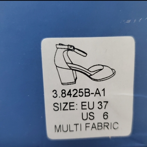 New Modcloth Vibrant Fabric Sandal/Heels - Picture 8 of 12